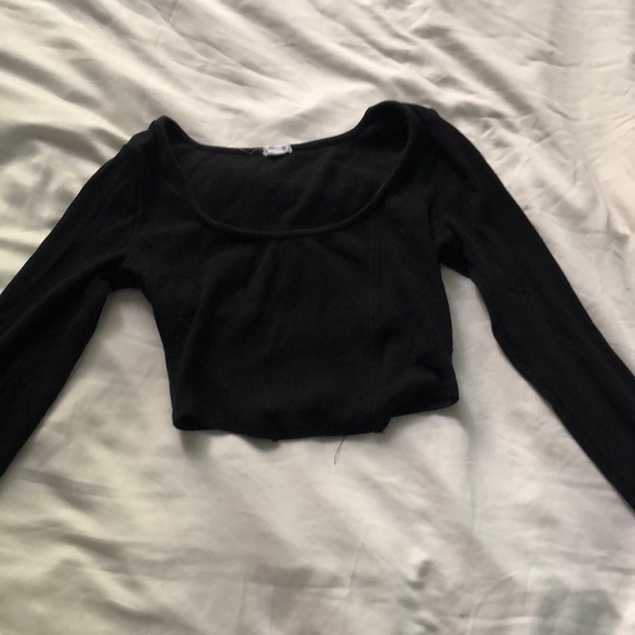 Garage Black long sleeve top XS - Picture 2 of 3